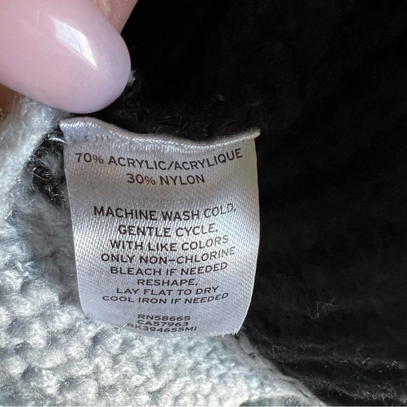 Abound Women's Oversized Striped Sweater - Cream, Pink, Gray, Black - Picture 5 of 5